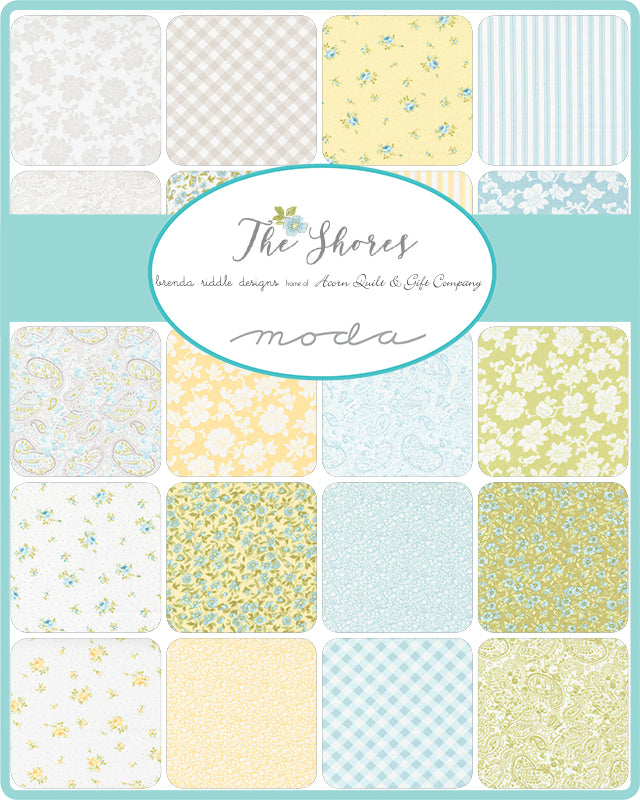 THE SHORES 2.5" Jelly Roll Strips by BRENDA RIDDLE