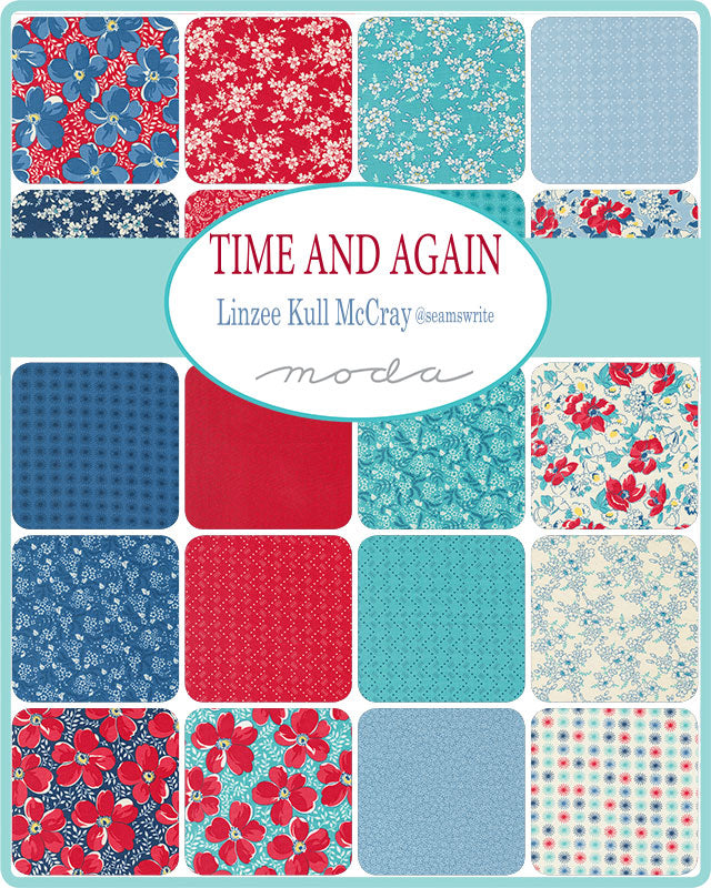 TIME AND AGAIN Fat Quarter Bundle Precuts by Linzee McCray