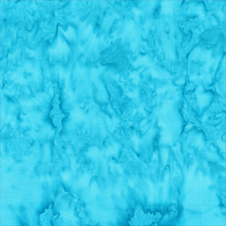 BeColourful Blush: OCEAN BLUE Batik Fabric (1/2 yd)