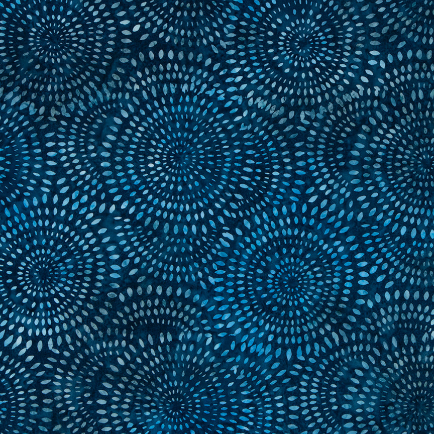 Expressions Tjap Batiks by Riley Blake Designs - BTHH1071 TRUE BLUE (1/2 yd.)