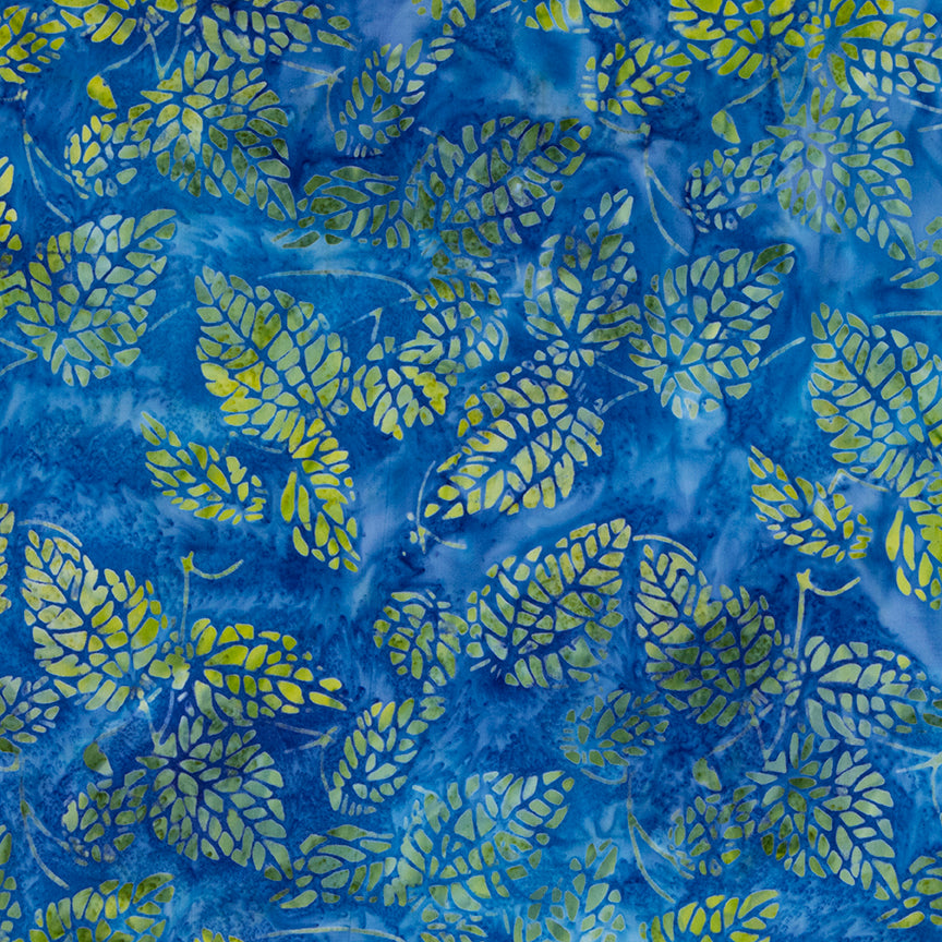 Expressions Tjap Batiks by Riley Blake Designs - BTHH1175 BLUE MULTI (1/2 yd.)