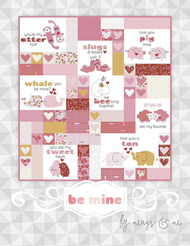 BE MINE Applique Quilt Pattern by MEAGS & ME