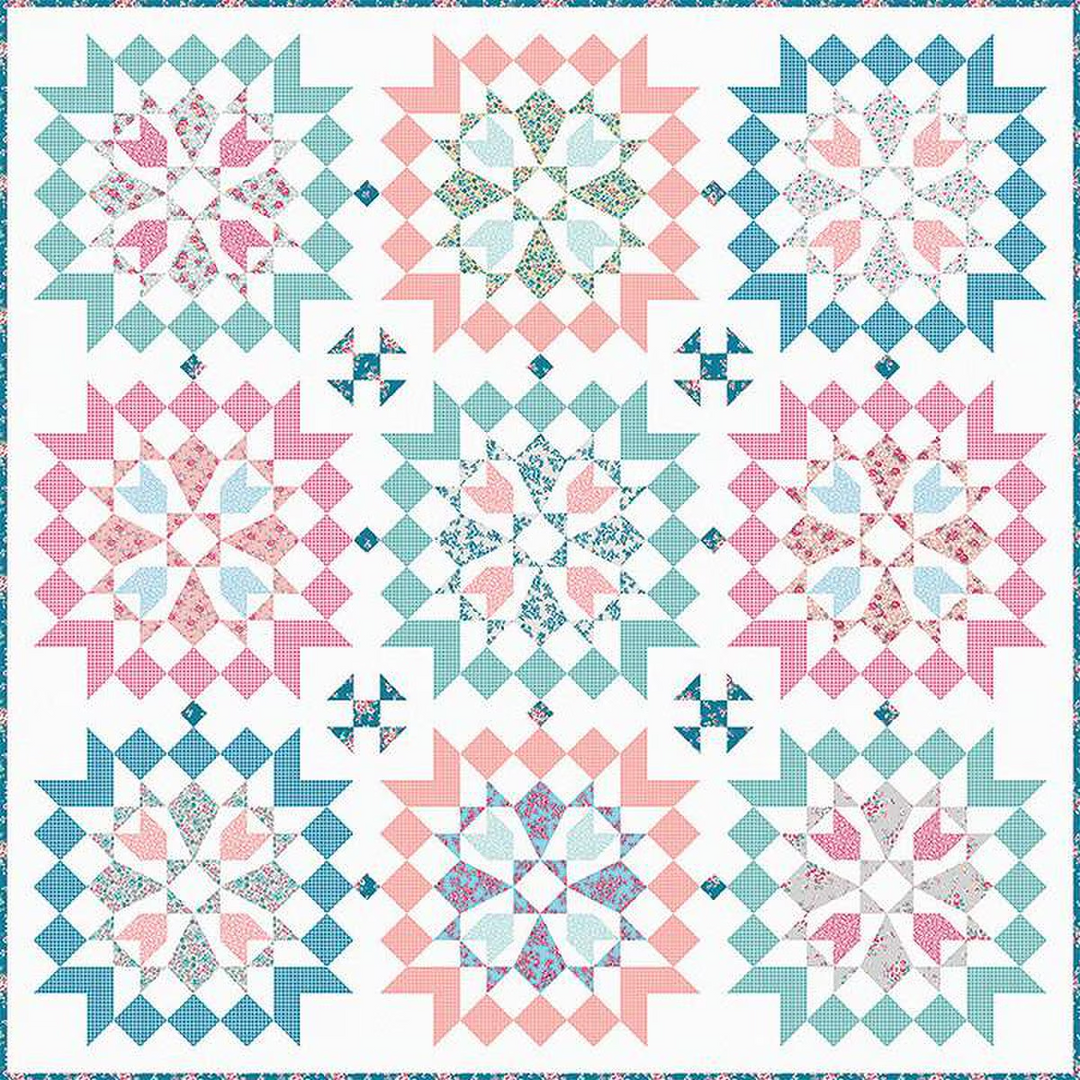 gerri robinson planted seed designs FLOWER PATCH BLOSSOM Quilt Pattern by GERI ROBINSON – All Things Quilty