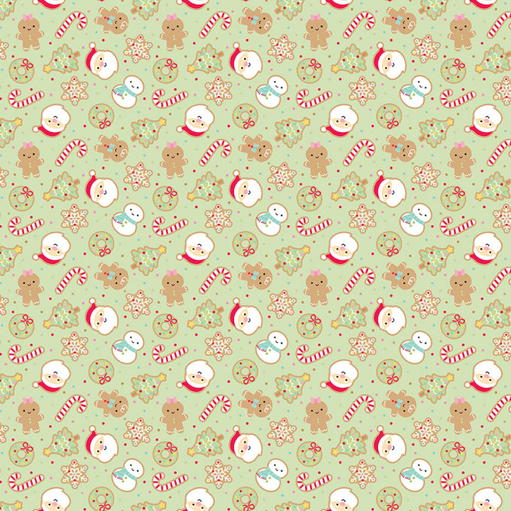 GINGERBREAD KISSES 2.5-Inch Rolie Polie Precuts