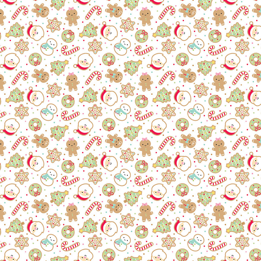 GINGERBREAD KISSES 2.5-Inch Rolie Polie Precuts