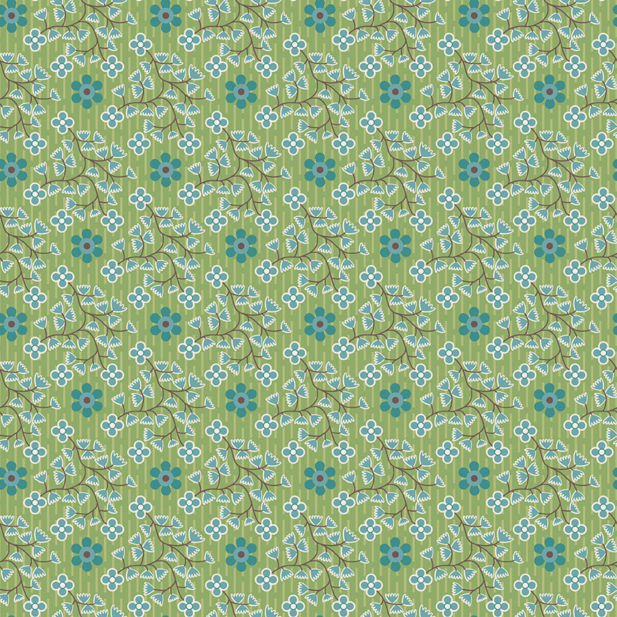 HONEY BEE GARDEN Quilt Kit with Complete Fat Quarter Bundle and Sew Simple Shapes  by Lori Holt