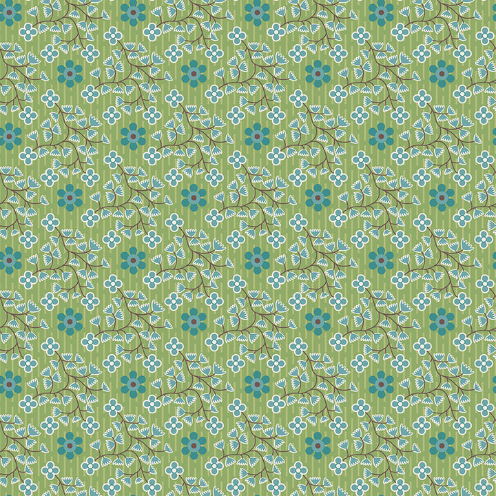HONEY BEE GARDEN Quilt Kit with Complete Fat Quarter Bundle and Sew Simple Shapes  by Lori Holt
