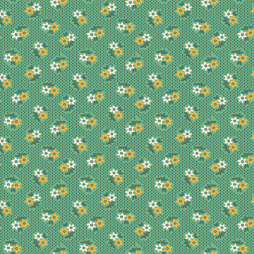 HONEY BEE GARDEN Quilt Kit with Complete Fat Quarter Bundle and Sew Simple Shapes  by Lori Holt