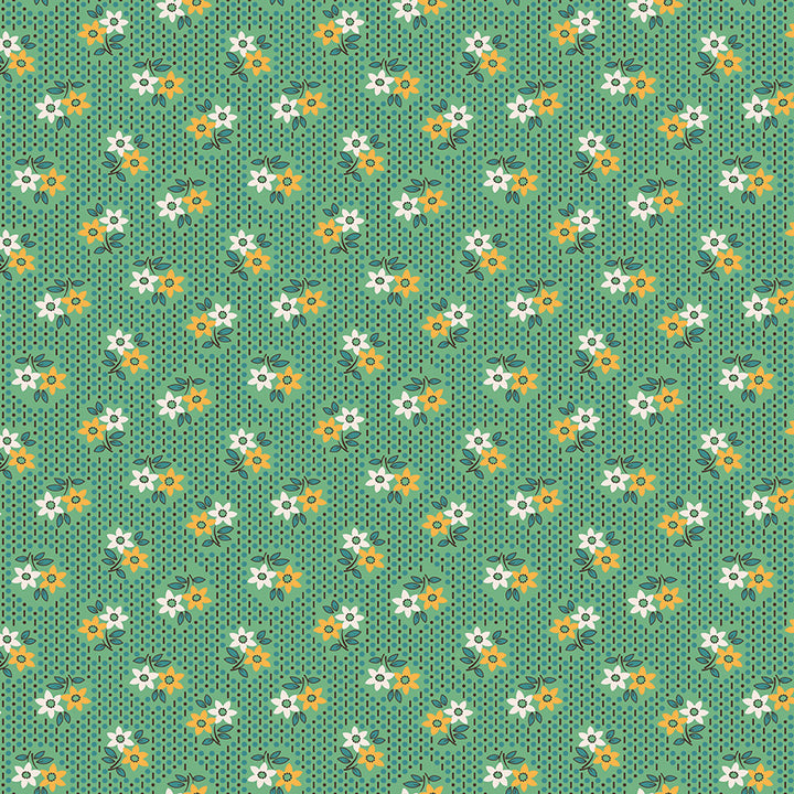 HONEY BEE GARDEN Quilt Kit with Complete Fat Quarter Bundle and Sew Simple Shapes  by Lori Holt
