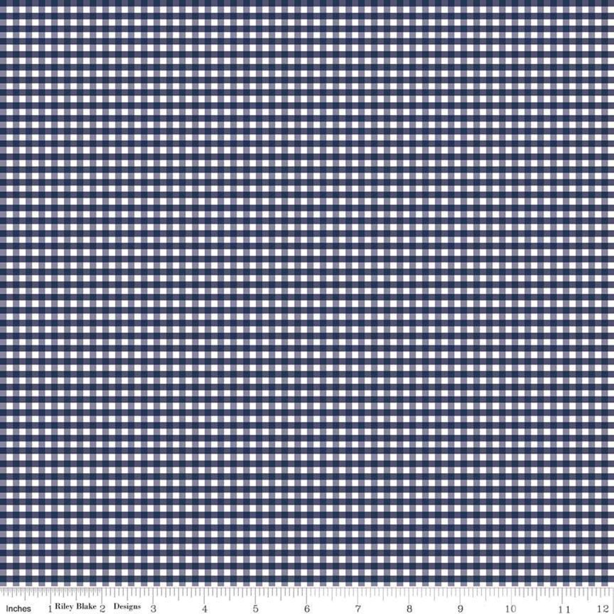 Small Navy Gingham 1/8-Inch: C440-21 NAVY (1/2 Yd.) – All Things Quilty