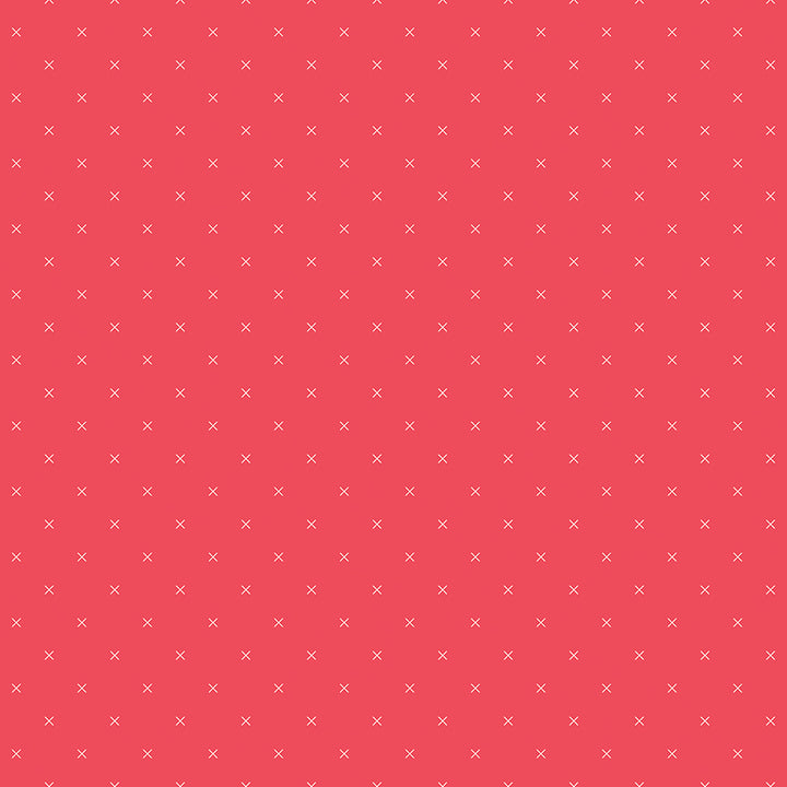 Bee Cross Stitch: CAYENNE Fabric (1/2 yd) By Lori Holt for Riley Blake Designs