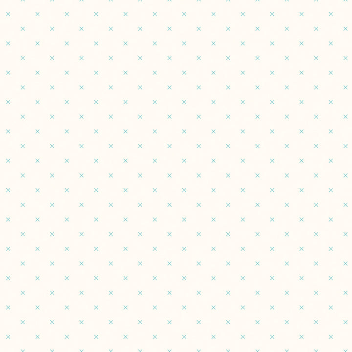 Bee Cross Stitch: ON CLOUD COTTAGE Fabric (1/2 yd) By Lori Holt for Riley Blake Designs