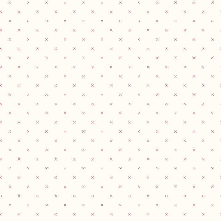 Bee Cross Stitch: On Cloud TEA ROSE Fabric (1/2 yd) By Lori Holt for Riley Blake Designs