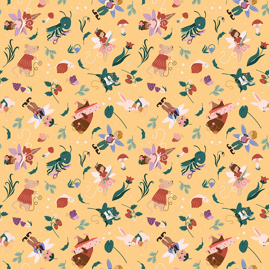 THIMBELINA & The SEWING FAIRIES Fat Quarter Bundle Precuts by Jennifer Long