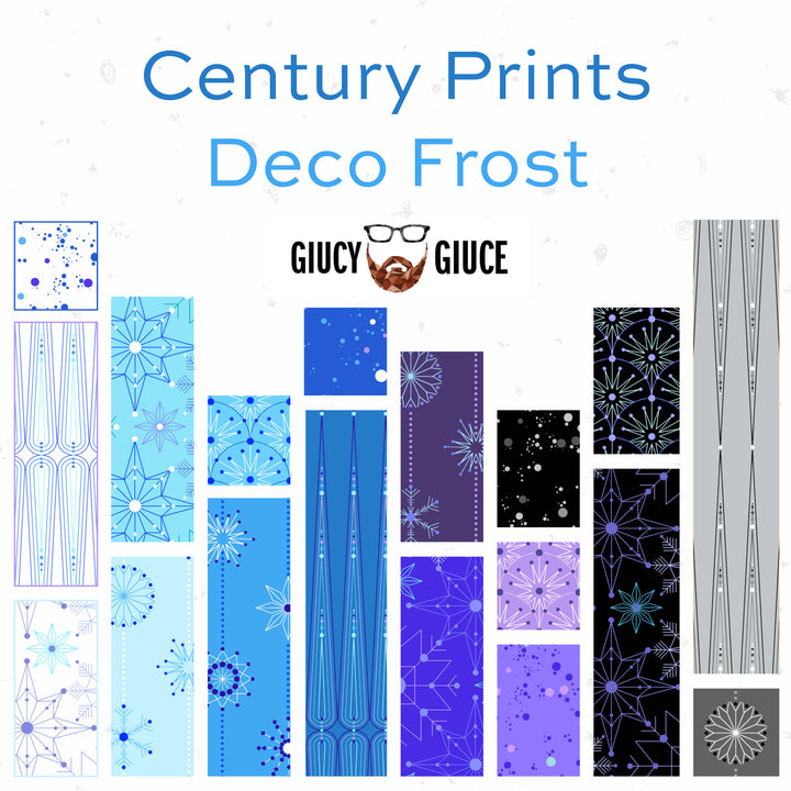 CENTURY PRINTS - DECO FROST Half-Yard Bundle by GIUCY GIUCE