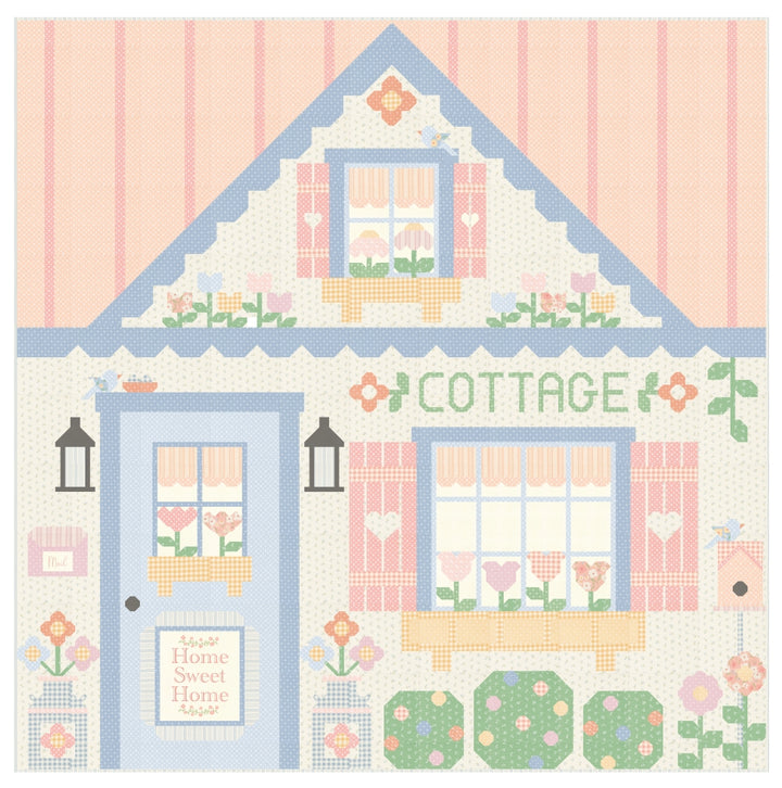 COZY COTTAGE BOM Quilt Kit featuring Cottage Charm from Heather Briggs