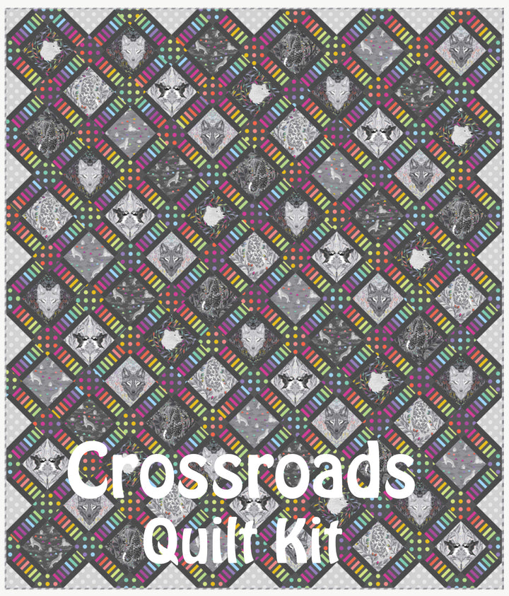 CROSSROADS Quilt Kit feat. Graywork by Tula Pink