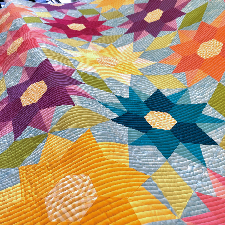 DANCING DAHLIAS Quilt Pattern