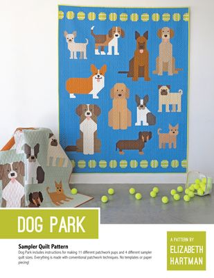 DOG PARK Quilt Pattern by Elizabeth Hartman