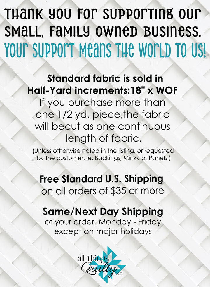 Petals & Pewter: LARGE FLOWERS GRAY Fabric (1/2 yd)