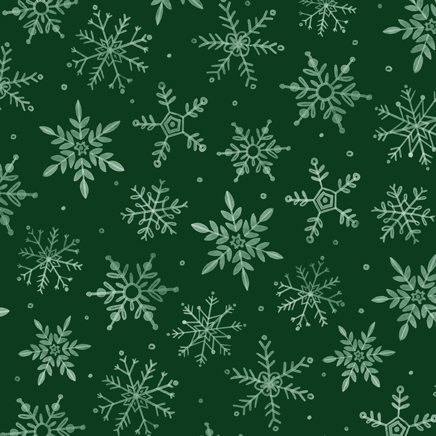 First Frost DARK GREEN 108-Inch Wide Backing Fabric (1 yd)