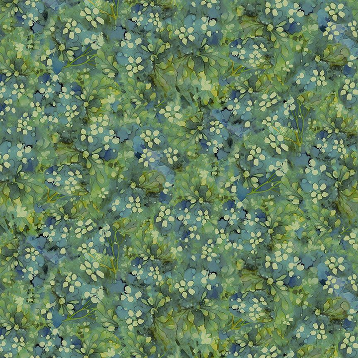DIAMOND SQUARE Panel Wallhanging Quilt Kit feat. Forest Whisper