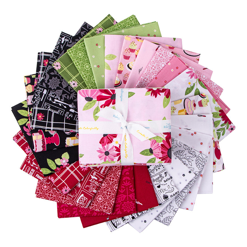 FLOUR & FLOWER Fat Quarter Bundle Precuts by Jilily Studios