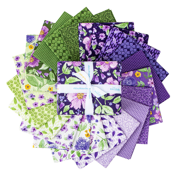 PLUM PETALS Fat Quarter Bundle Precuts