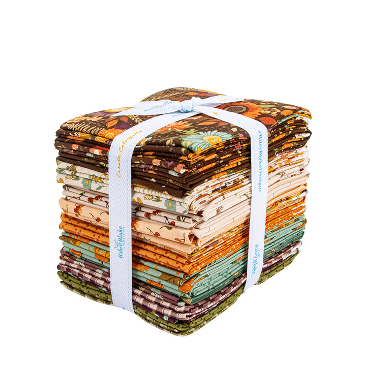 The AWE OF AUTUMN Fat Quarter Bundle Precuts by Sandy Gervais