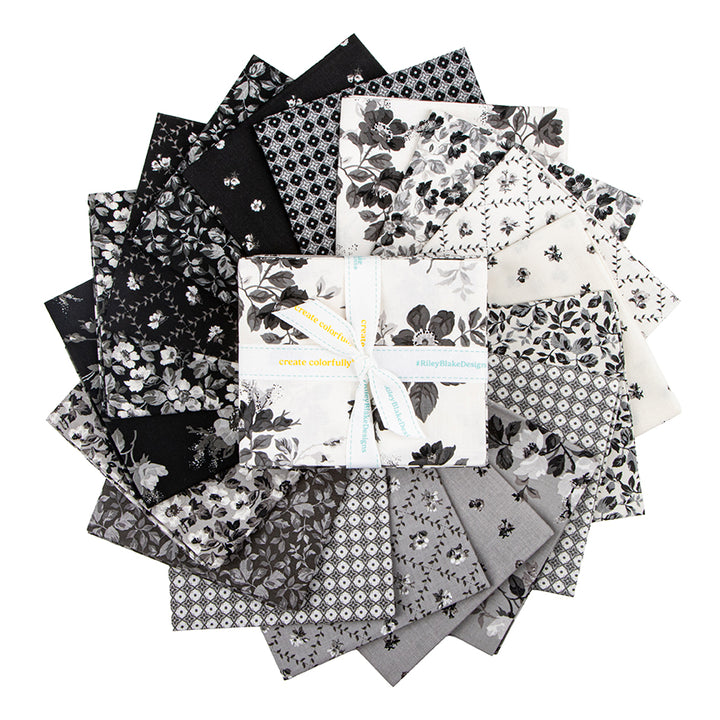 INK & IVORY Fat Quarter Bundle Precuts
