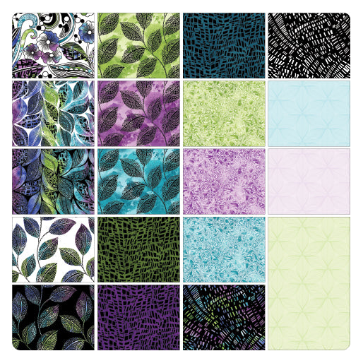 GO WITH The FLOW Fat Quarter Bundle Precuts