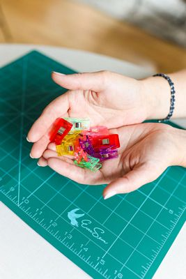 Fabric Clips 10 pc. 3.5 x 1.8 cm