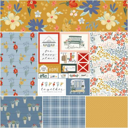 FARMHOUSE SUMMER 2.5" Rolie Polie Strips Precuts by ECHO PARK