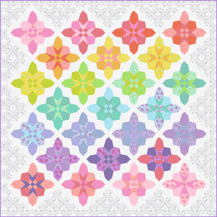 FORGET-ME-NOTS Quilt Kit by Tula Pink