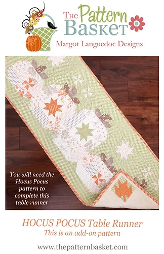 HOCUS POCUS Table Runner Patterns by The Pattern Basket