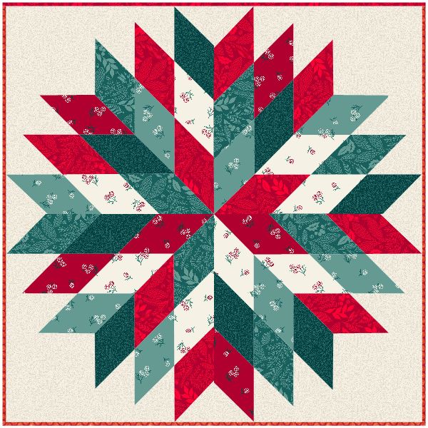Christmas Blooms Star Quilt Along (Thursdays, Oct. 15, 22, & 29)