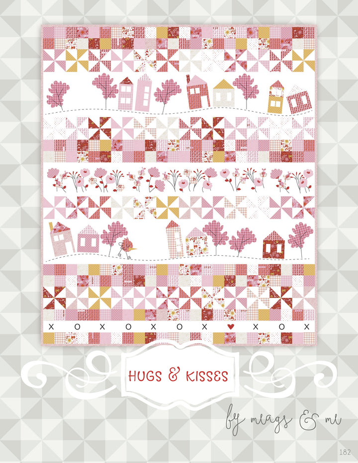 HUGS & KISSES Applique Quilt Pattern by MEAGS & ME