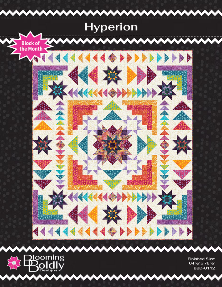 HYPERION BOM Quilt Pattern by Blooming Boldly Designs