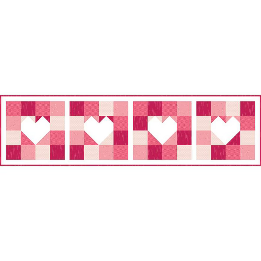 JOYFUL HOLIDAYS Table Runner Quilt Pattern by Fran Gulick
