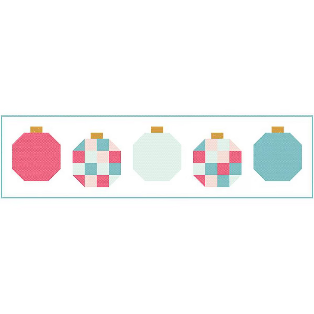 JOYFUL HOLIDAYS Table Runner Quilt Pattern by Fran Gulick
