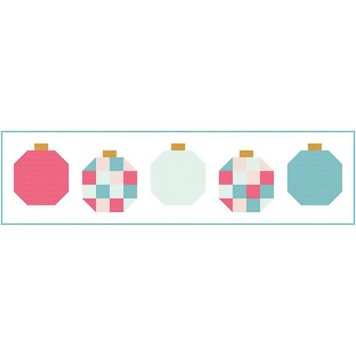 JOYFUL HOLIDAYS Table Runner Quilt Pattern by Fran Gulick