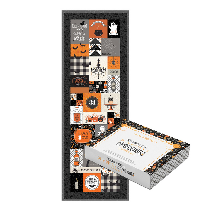 Pumpkins & Potions Ladder Quilt FABRIC Kit by Kimberbell