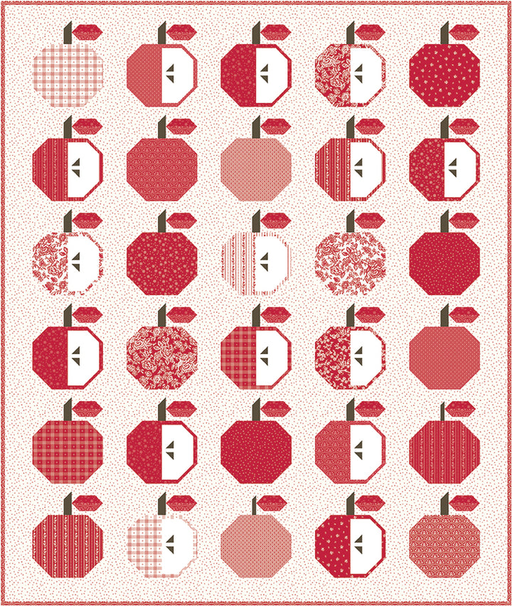 RED DELICIOUS APPLE SEASON Quilt Kit