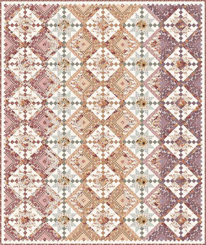 LAURA'S LOG CABIN Quilt Kit by Modern Prairie