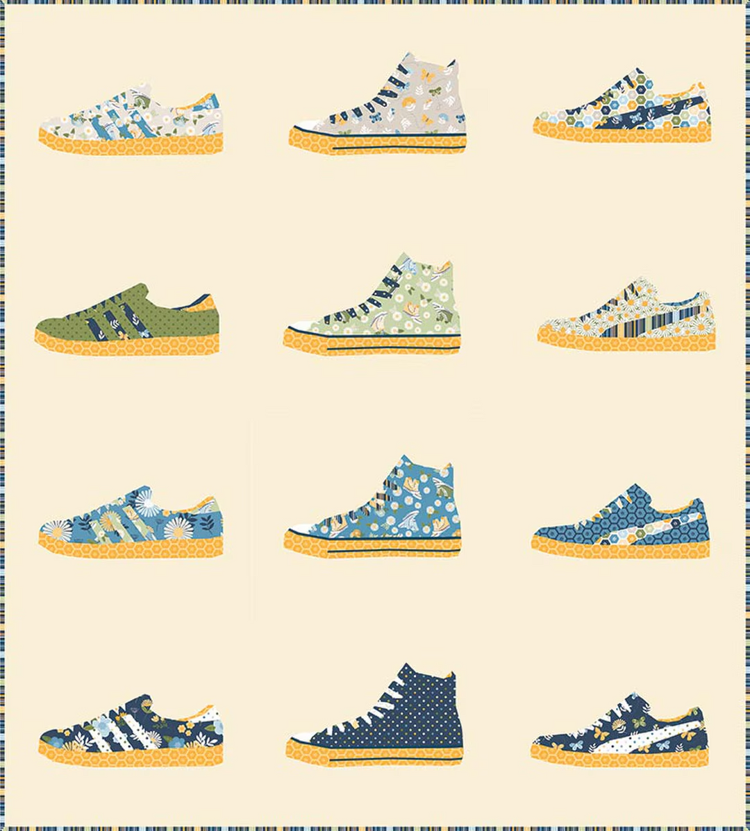 KICKS Quilt Pattern by Latifah Saafir