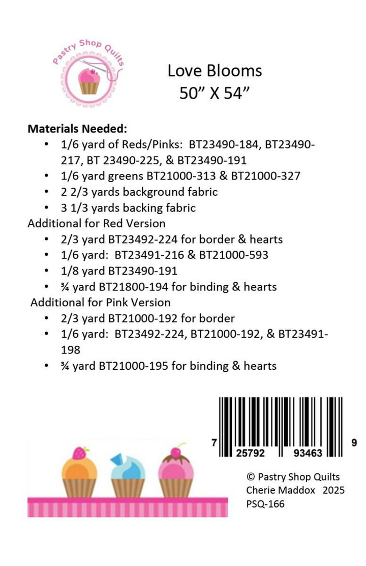 LOVE BLOOMS Quilt Pattern