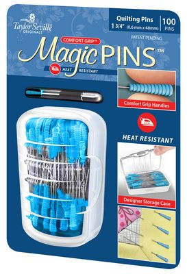 Magic Pins Regular Quilting 1.75 in 100 pins