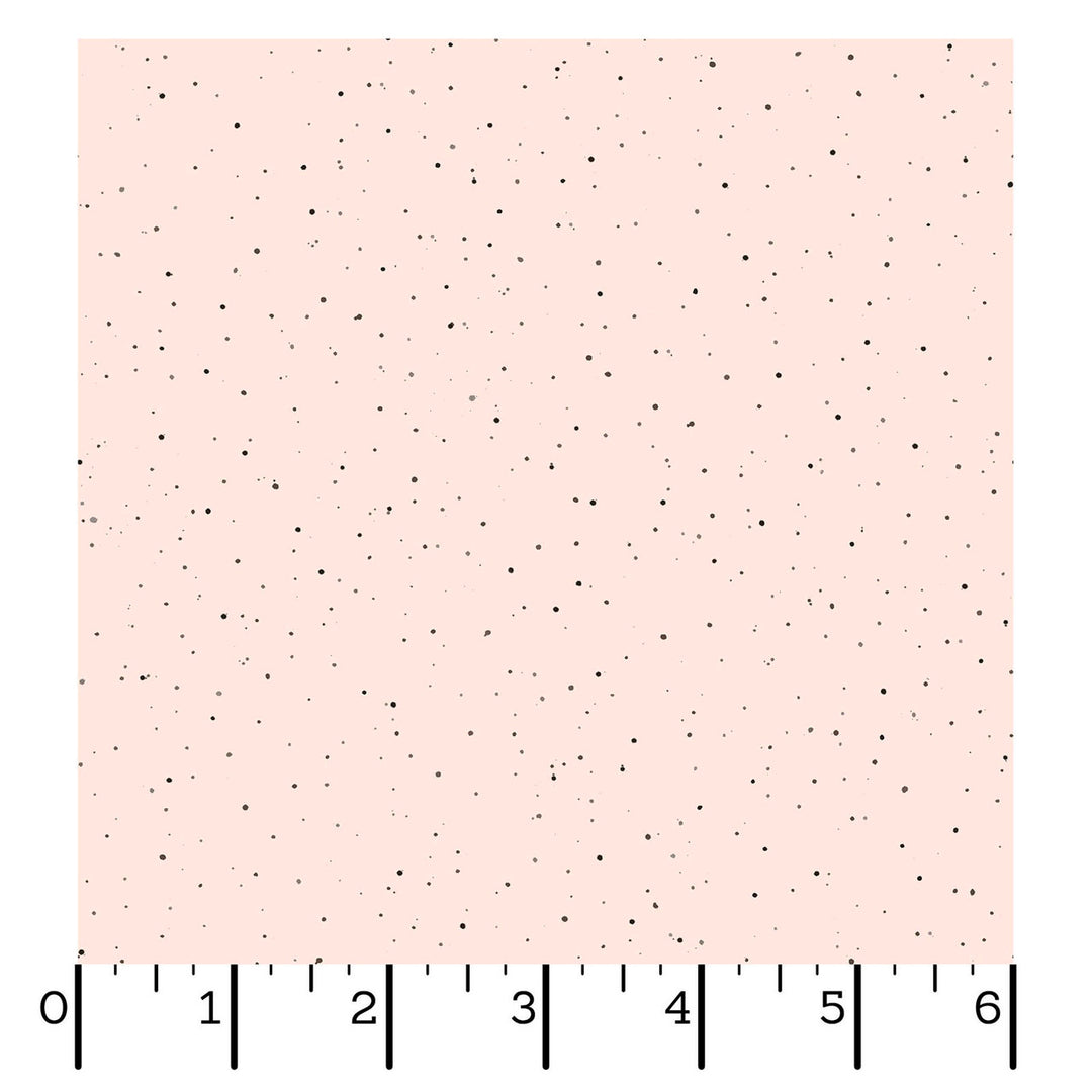 Together is Better: SPECKLES Pale Pink fabric by Hannah Dale (1/2 yd.)