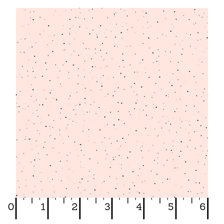 Together is Better: SPECKLES Pale Pink fabric by Hannah Dale (1/2 yd.)