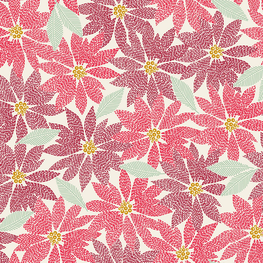 HOLIDAY STITCHES Fat Quarer Bundle by Maywood Studios